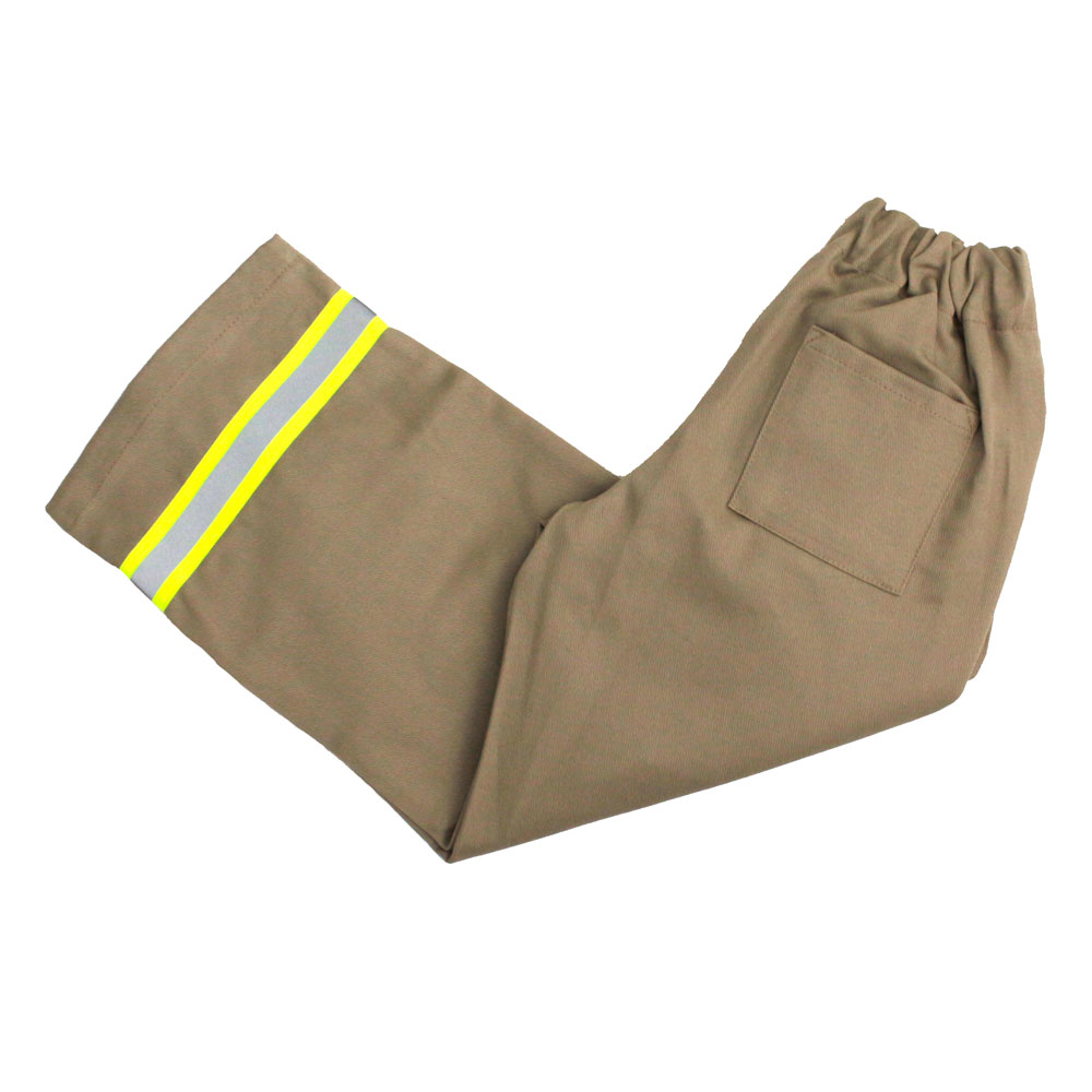 A pair of 100% cotton childrens Firefighter costume trousers